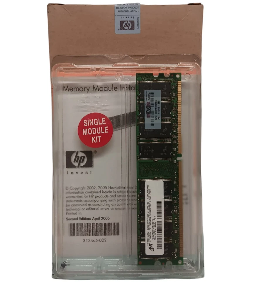 1GB PC3200 HP Pavilion Presario Memory Desktop RAM DE468A DE468G Media Center - Image 2 of 3