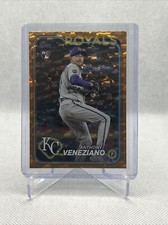 2024 Topps Series 2 Anthony Veneziano RC ROOKIE Orange Crackle  189/299