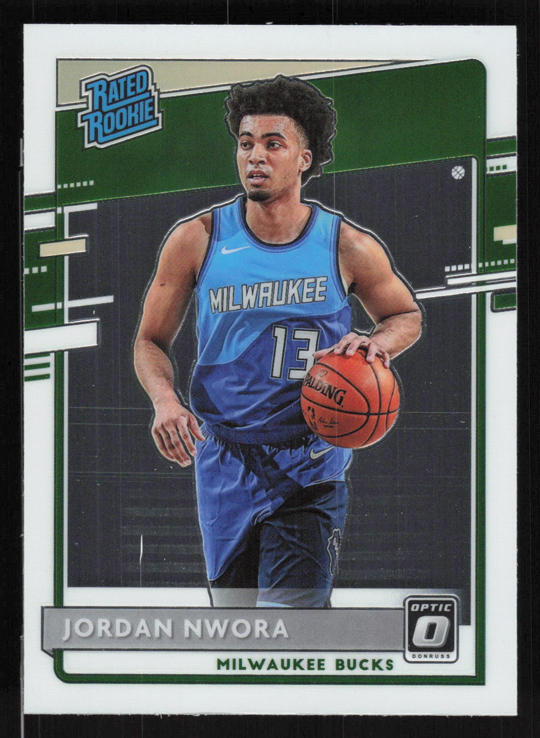 2020-21 Donruss Optic #189 Jordan Nwora RC Rookie Card TCCCX