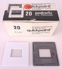 quickpoint 20 slide frames, with glass, new with box