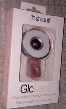 FashionIt Golens Clip On Wide Angle Illuminating Cellphone Lens Rose Gold