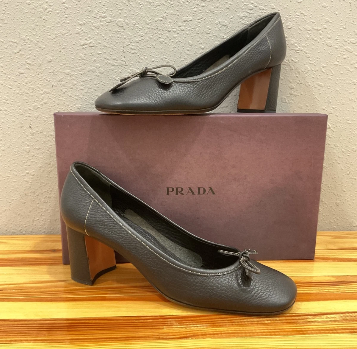 PRADA Women's Pump Square Toe Heels for sale | eBay