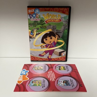 Dora the Explorer World Adventure DVD+Insert Paper Good Condition DVD Nick Jr