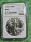 2014 American Silver Eagle NGC MS 69