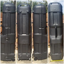 Golf Guard Club Luggage Travel Case Hard Shell Rolling 3-Latch 2-Handle Lockable