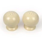 Fiestaware Fiesta Homer Laughlin Salt & Pepper Shakers Pair~Ivory~Unused