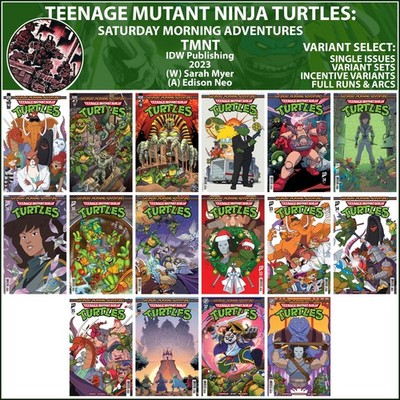 TMNT Saturday Morning Adv Cont (2023) #16-18 23-26 31-36 37 38 IDW COVER SELECT