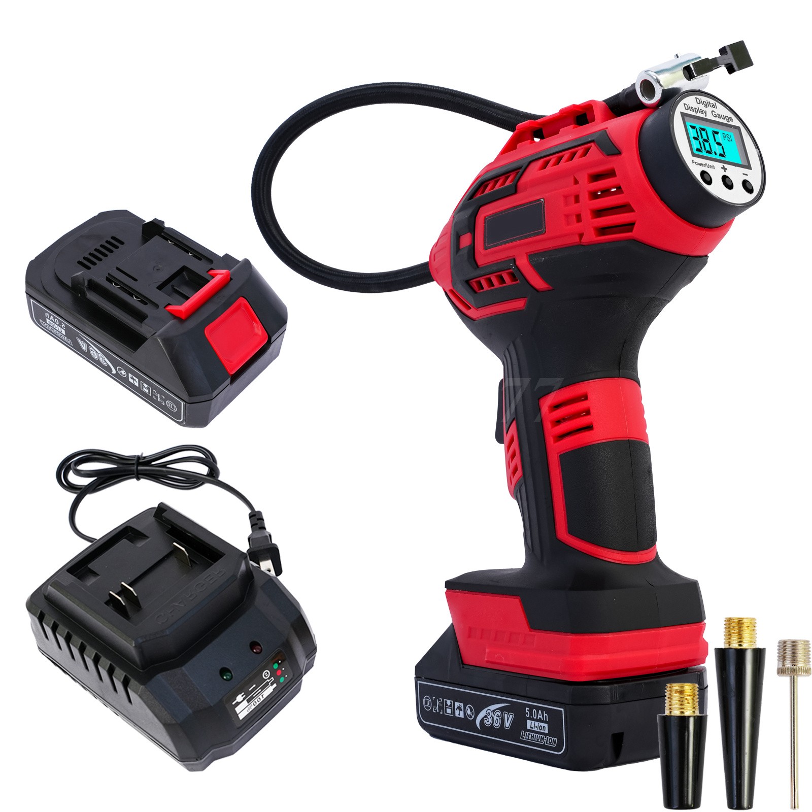 Car Tire Pump With Rechargeable Battery Us