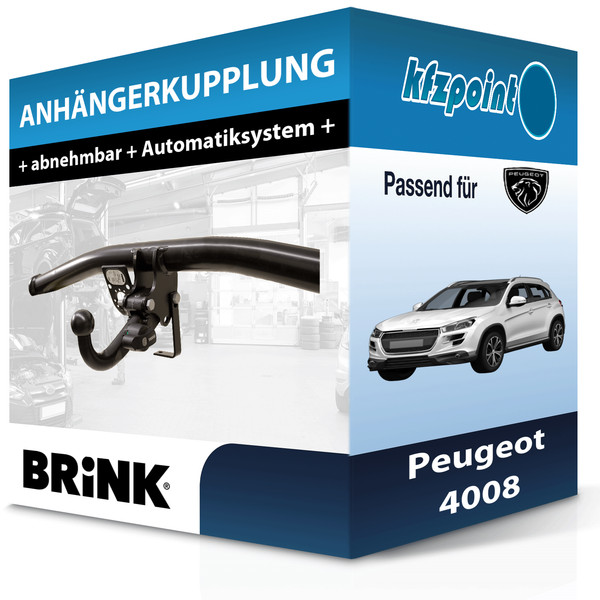 FüR Peugeot 4008 05.2012-Jetzt Brink AnhäNgerkupplung Abnehmbar Neu-image
