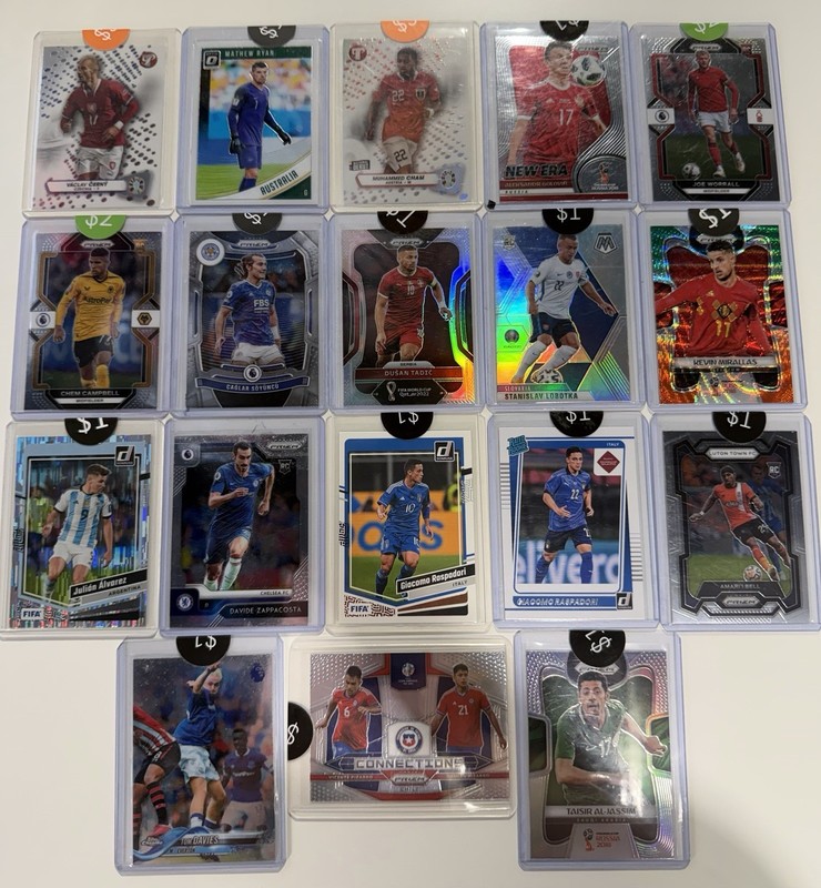 Premier League Soccer Plus Mixed Card Lot Set 2