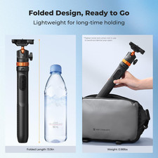 Auto Open 62 Selfie Stick Tripod with Remote for Vlog 360 Ball Head Camera Phone