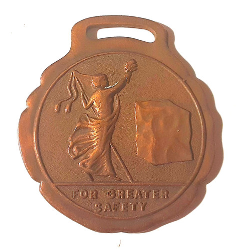 GORGEOUS Antique Watch Fob - THE FRANCE STONE CO. - Quarries in Northern Ohio