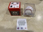 Sammy Sosa Autographed Baseball And Ball Cube With MLB paper Of Authenticity