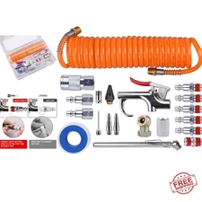 20 Piece 1/4 Inch NPT Air Accessory Kit - Complete Toolset for Your Compressor