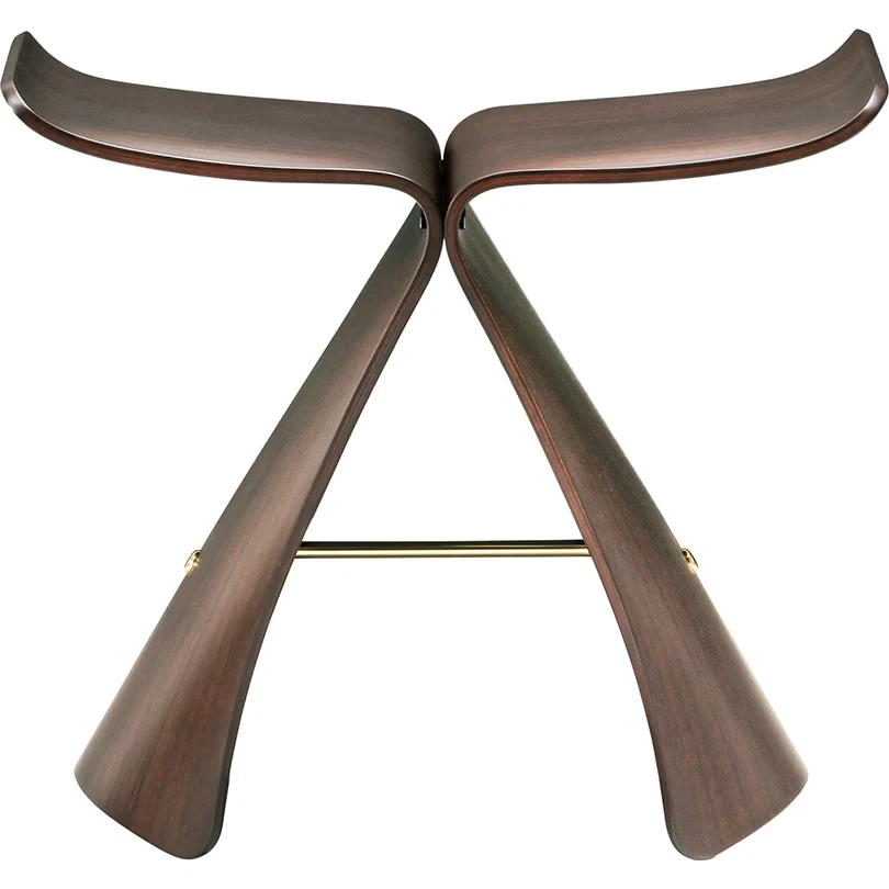 Tendo S-0521 RW-ST Chair Butterfly Stool Rosewood Sori Yanagi design Brown - Image 4 of 4
