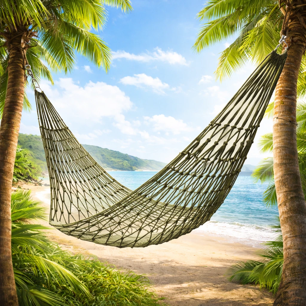 Amaca Zanzariiera Portatile – Altalena In Nylon Per Campeggio, Giardino E Spiaggia, 260x140cm, Portata 400 Lbs