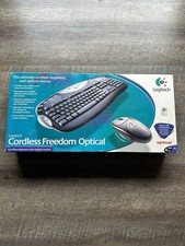 Logitech Cordless Freedom Optical Wireless Keyboard With Mouse - BRAND NEW