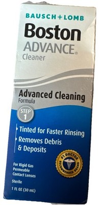 Bausch + Lomb Boston Advance Contact Lens Cleaner 1 oz Exp 07/01/2028 New