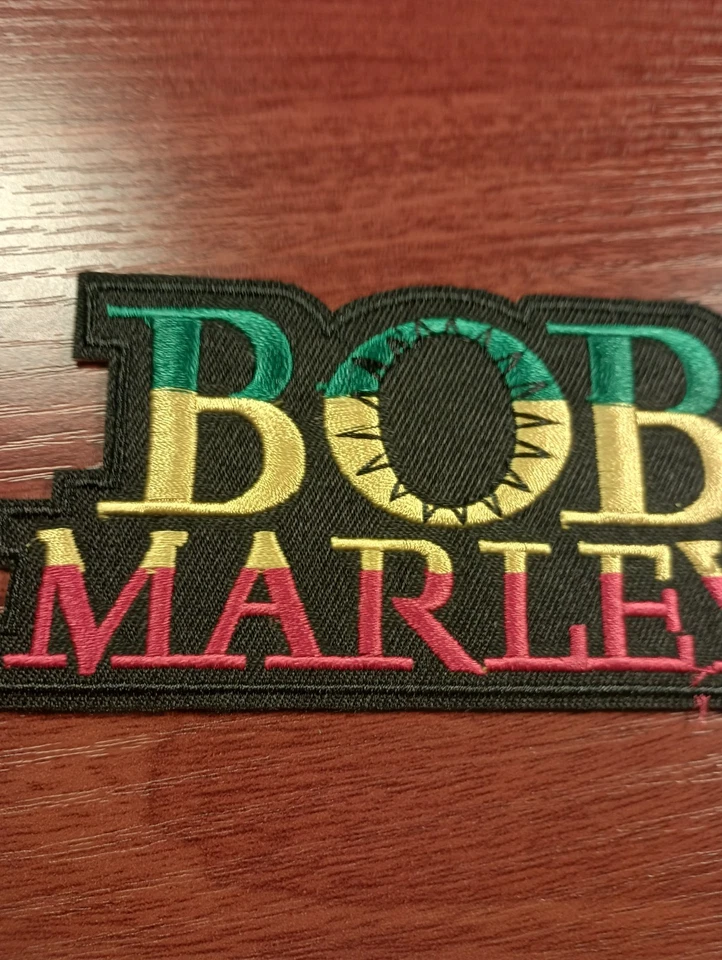 BOB MARLEY EMBROIDERED PATCH IRON ON OR SEW ON  - Image 3 of 3