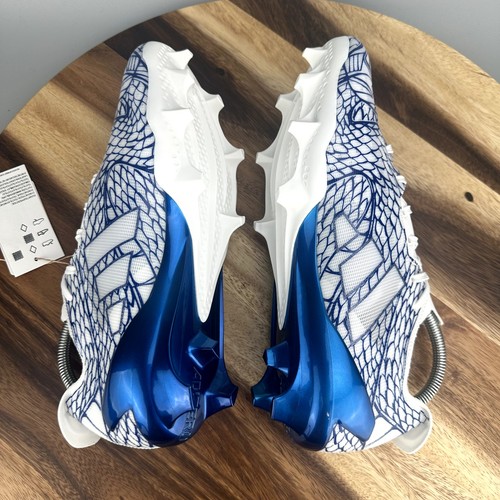 Adidas Adizero Electric Grafiti Tacchetti Calcio Uomo Taglia 8.5 Blu Bianco IH8569 - Foto 6 di 8