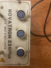 Novatron 220 Power Pack, Power cord, Optical Trigger Used