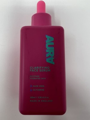NEW aura Hydrating Face Serum 3.38 fl oz with Squalane and Hyaluronic Acid 
