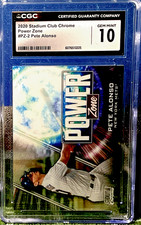 2020 STADIUM CLUB CHROME POWER ZONE CGC 10 GEM MINT PETE ALONSO #PZ-2