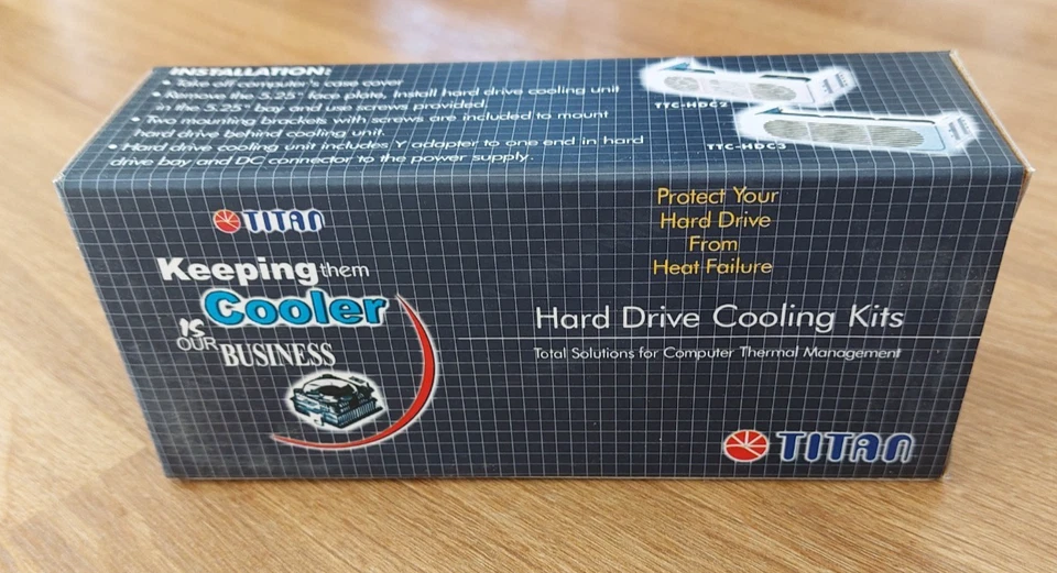 TITAN TTC-HDC3 Hard Drive Cooler HDD Fan Cooler 5.25 inch - Image 4 of 4
