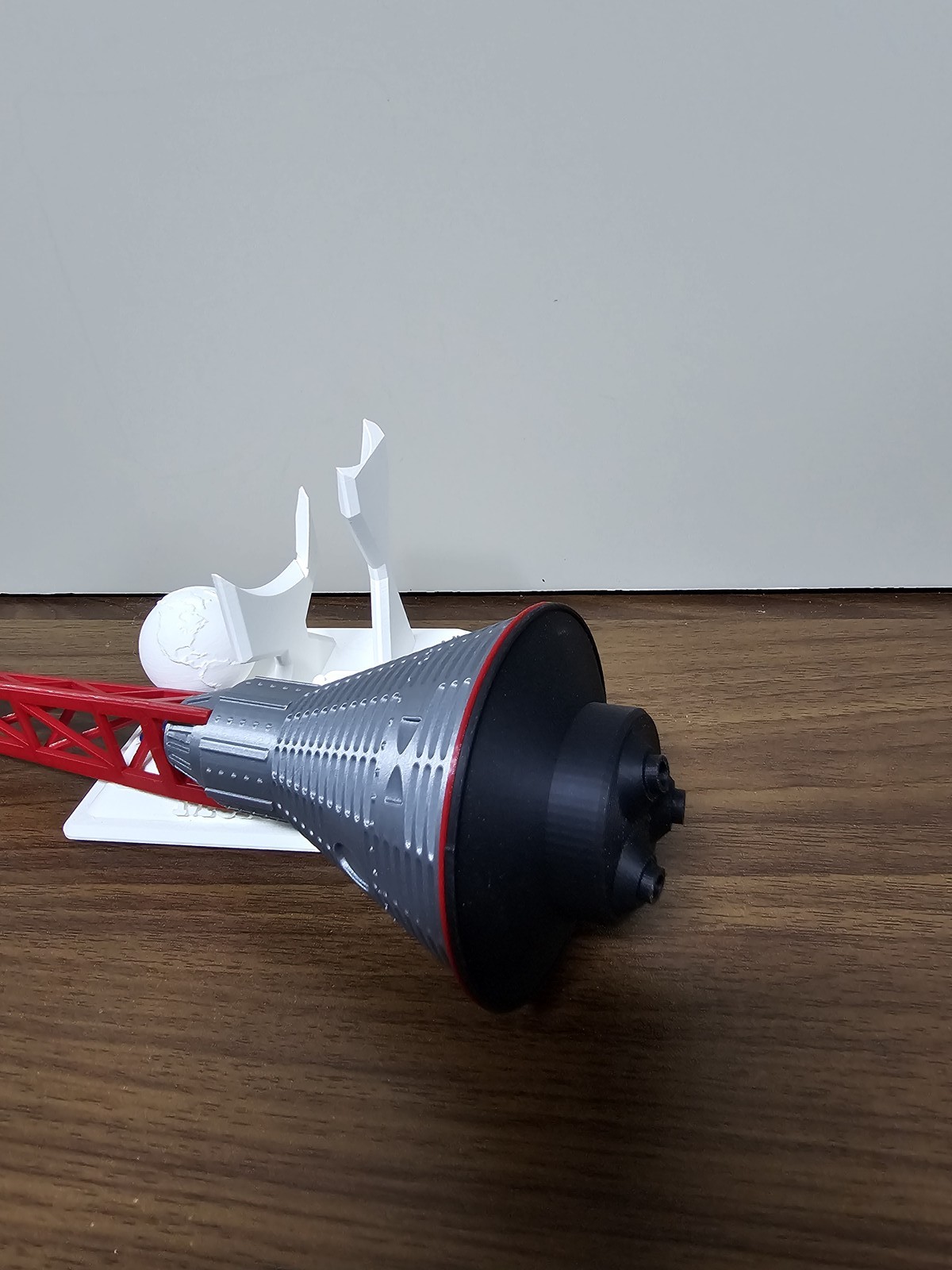 1:24 NASA Mercury-Redstone Launch Vehicle Rocket 3D Model Finished Painted