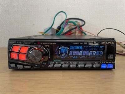ALPINE CDA-7895J CD/MP3 プレーヤー ALPINE CDA-7895J 1DIN Car Audio CD Player AUX MP3 Operation