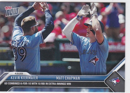 2023 Topps Now 85 Kevin Kiermaier / Matt Chapman