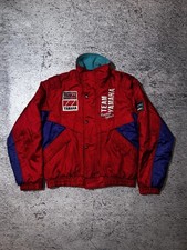 Vintage 80s Yamaha Sonauto Racing Team Paddock Vest Made in France Size L