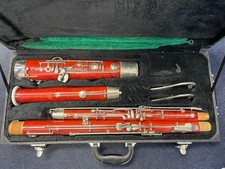 Xinghai Bassoon Woodwind Instrument Wooden Red Body With Case from Japan