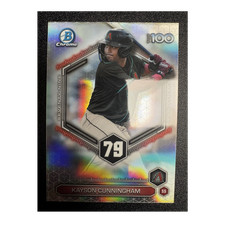 2026 Bowman Kayson Cunningham Chrome Top 100 Insert BTP-79 Diamondbacks