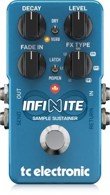 TC Electronic Guitar Delay Effects Pedal  Blue (Infinite Sample Sustainer) From