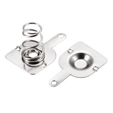Battery Spring Plate AA Batteries Spring Contact Nickel Plate 12mmx12mm 100 Set