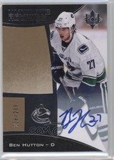 2015 Upper Deck Ultimate Collection Rookies /299 Ben Hutton Rookie Auto RC t7u