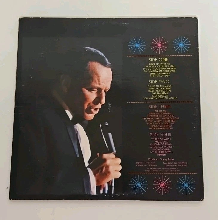 Sinatra At The Sands 2LP Count Basie Vinyl Gatefold 1966 Reprise 1981 re-release - Image 3 of 4