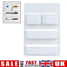 Motorhome Caravan Toilet Compartment Door Compartment Box Storage Shelf White