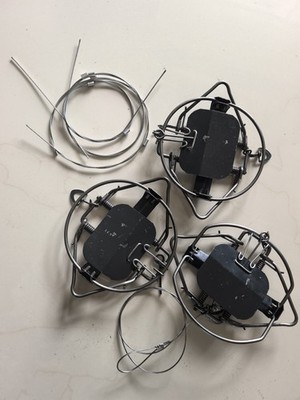 3Pieces x 4.33In / 11cm Strong Power Coil Spring Trap Nutria Rabbit ect.