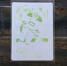 2025-26 O-Pee-Chee Hockey 1 of 1 Alex Newhook Yellow Printing Plate