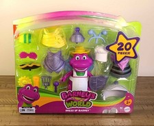Fisher Price Barney s World Dress Up Barney 20 Pc Set Ages 2 NEW in Box