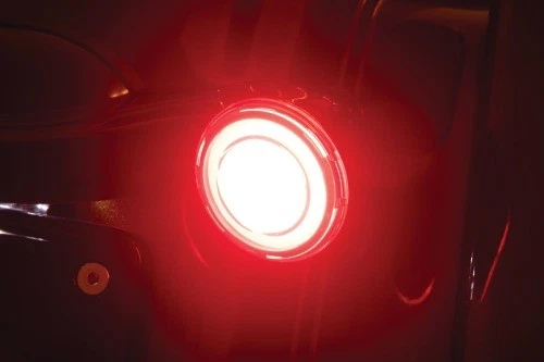 Kuryakyn Tracer LED Señal de Giro Trasero Conversiones - Bombilla 1157, Rojo/Rojo, Lente Roja Foto 3 de 4