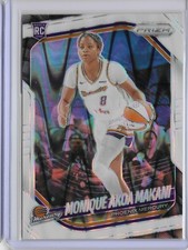 2025 Panini Prizm WNBA #98 Monique Akoa Makani White Seismic Prizms