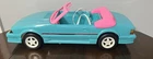 Barbie Car:  Turquoise Blue Mustang, Vintage 1996, Mint w/Box,  Mattel, Rare