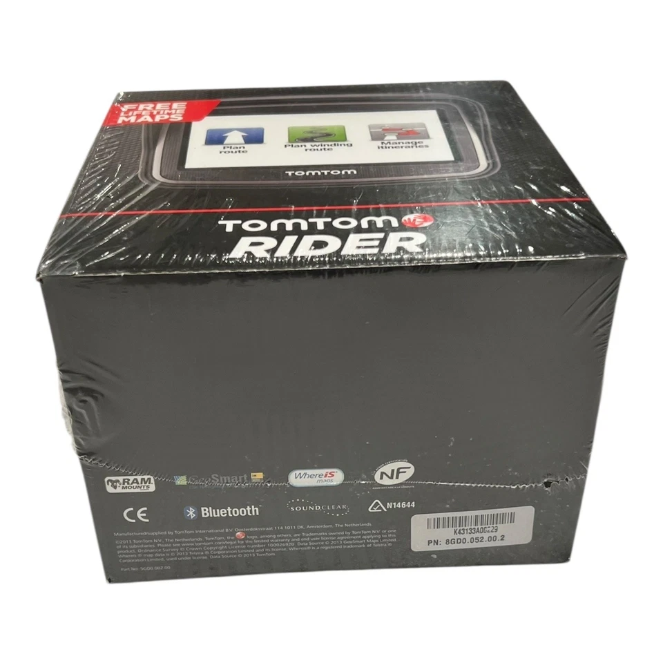 New TomTom Rider Motorcycle GPS Navigation System 4.3″ Waterproof Navigator - Image 4 of 4