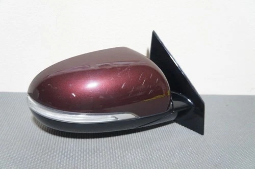 2016-2020 KIA SORENTO RIGHT PASSENGER SIDE MIRROR POWER MAROON RED TURN SIGNAL