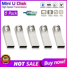 5 Pack 64GB 32GB 16GB 8GB USB 2.0 Flash Drive USB Stick Pen Drive Memory Stick