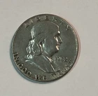 1952-P 50c Franklin Half Dollar, 90% Silver, Extremely Fine (EF) Condition
