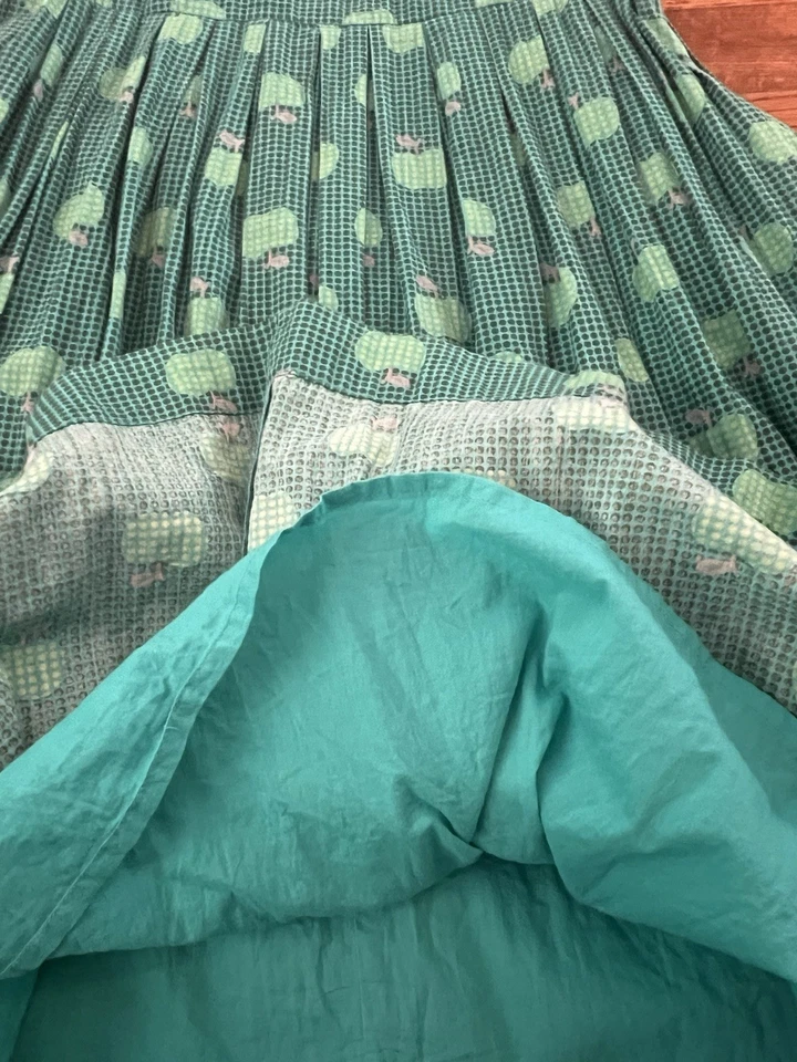 Vestido EMILY AND FIN Claudia Retro Años 50 Apple Dot en Verde S Agotado en Todas Partes Foto 3 de 4